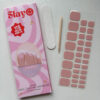 Gellak Pedicure - Pink Pedi roze gellak pedicure stickers