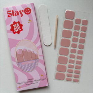 Gellak Pedicure - Pink Pedi roze gellak pedicure stickers