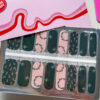 Nagelstickers Merry Mani kerst nagelstickers, groen en roze met kerstdetails