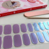 Gellak Stickers Purple Mirror paarse spiegeleffect gellak nagels
