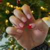 Gellak Stickers Christmas Carol gel nagel stickers met leuk kerst design
