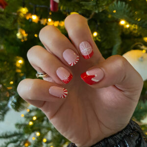 Gellak Stickers Christmas Carol gel nagel stickers met leuk kerst design