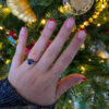 Gellak Stickers Christmas Carol kerst gellak nagelstickers met zuurstok en kerstmuts nailart