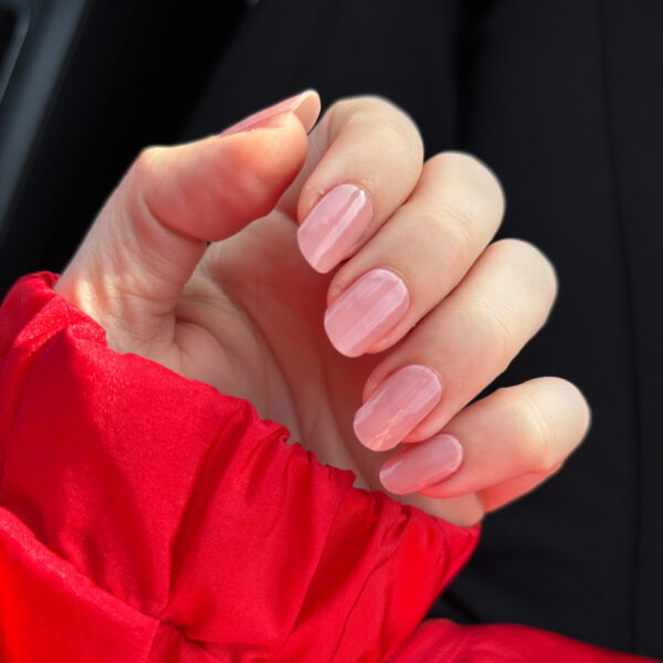 Gellak Stickers Dusty Rose dusty roze gel nail wrap