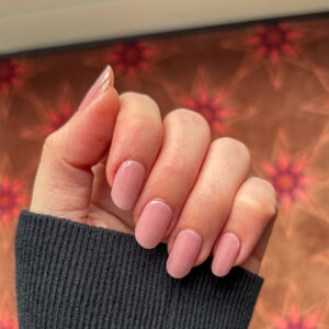 Gellak Stickers Dusty Rose roze gellak manicure stickers